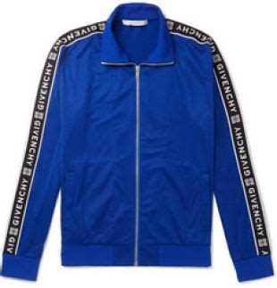 givenchy logo-jacquard fleece-back tech-jersey track jacket|Tracksuit jacket in fleece with 4G detail .